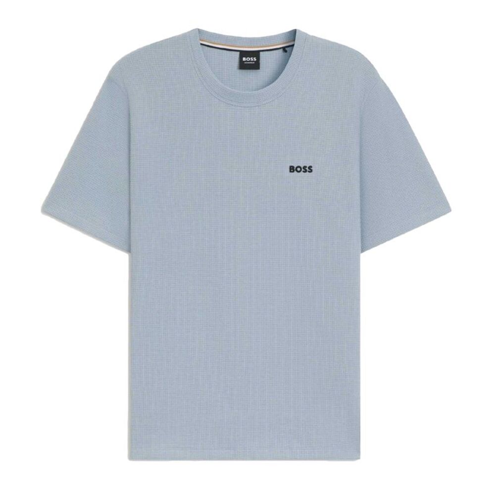 Boss Mens Waffle Knit Pajama Top / Blue